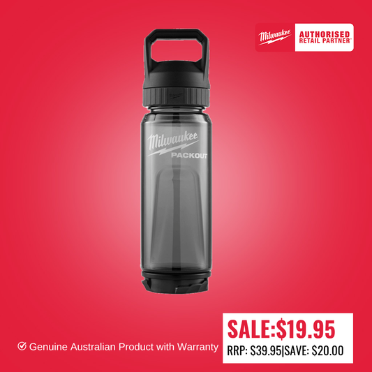 Milwaukee PACKOUT™ 740ml (25oz) Plastic Bottle Black - 48228371B