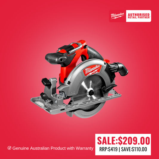 Milwaukee M18 FUEL™ 165mm Circular Saw (Tool Only) M18CCS55-0 + Bonus Milwaukee safety glasses
