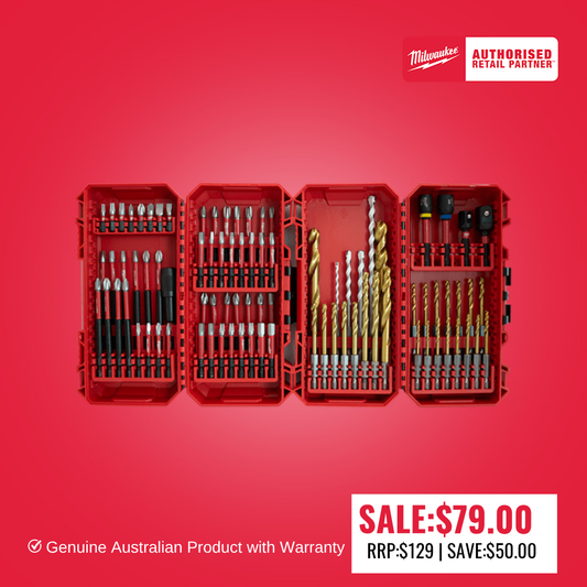 Milwaukee SHOCKWAVE™ 86Pc Drive Kit Comprehensive set - 48325105