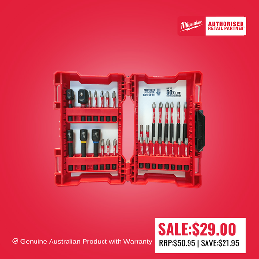 Milwaukee SHOCKWAVE™ 29Pc Impact Driver Bit Set - 48324081