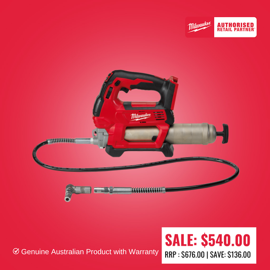 Milwaukee M18™ Cordless 2-Speed Grease Gun (Tool Only) - M18GG-0