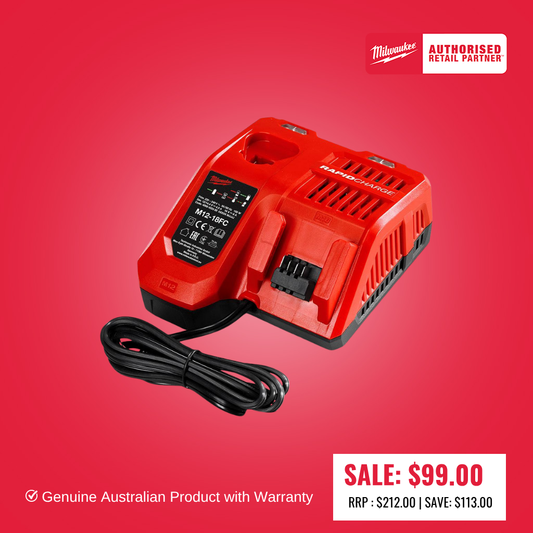 Milwaukee M12™ & M18™ Rapid Charger - M12-18FC