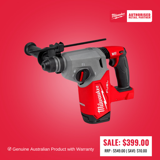 Milwaukee M18 FUEL™ 26mm SDS Plus Rotary Hammer (Tool Only) - M18FH-0 (OUT OF BOX)