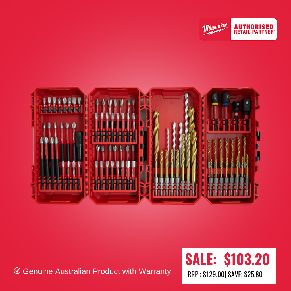 Milwaukee SHOCKWAVE™ 86Pc Drive Kit Comprehensive set - 48325105