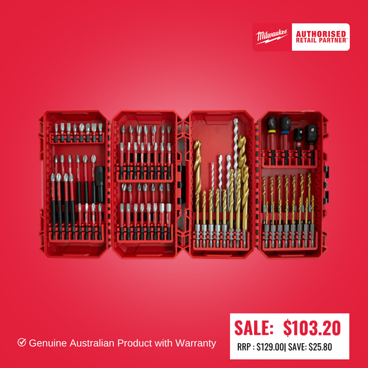Milwaukee SHOCKWAVE™ 86Pc Drive Kit Comprehensive set - 48325105