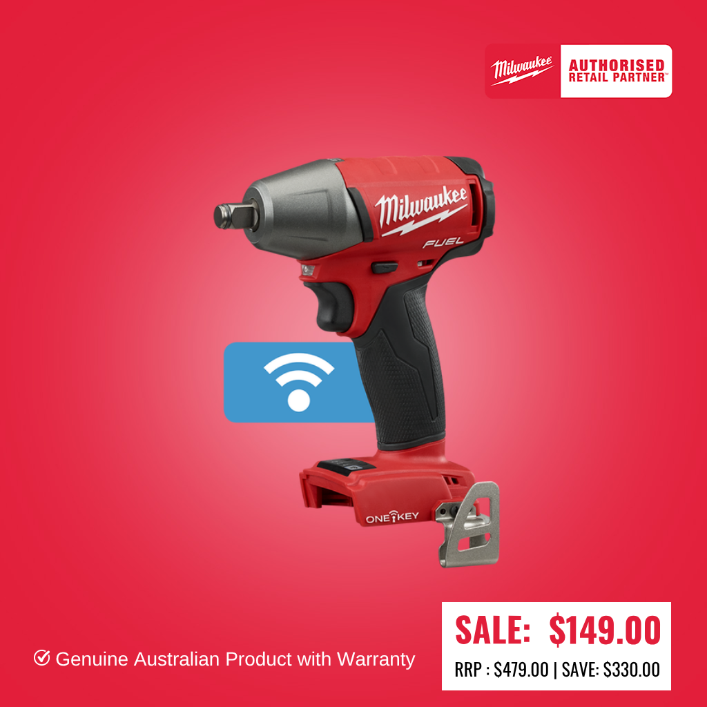 Milwaukee M18 FUEL™ ONE-KEY™ 1/2" Impact Wrench with Friction Ring (Tool Only) M18ONEFIWF12-0