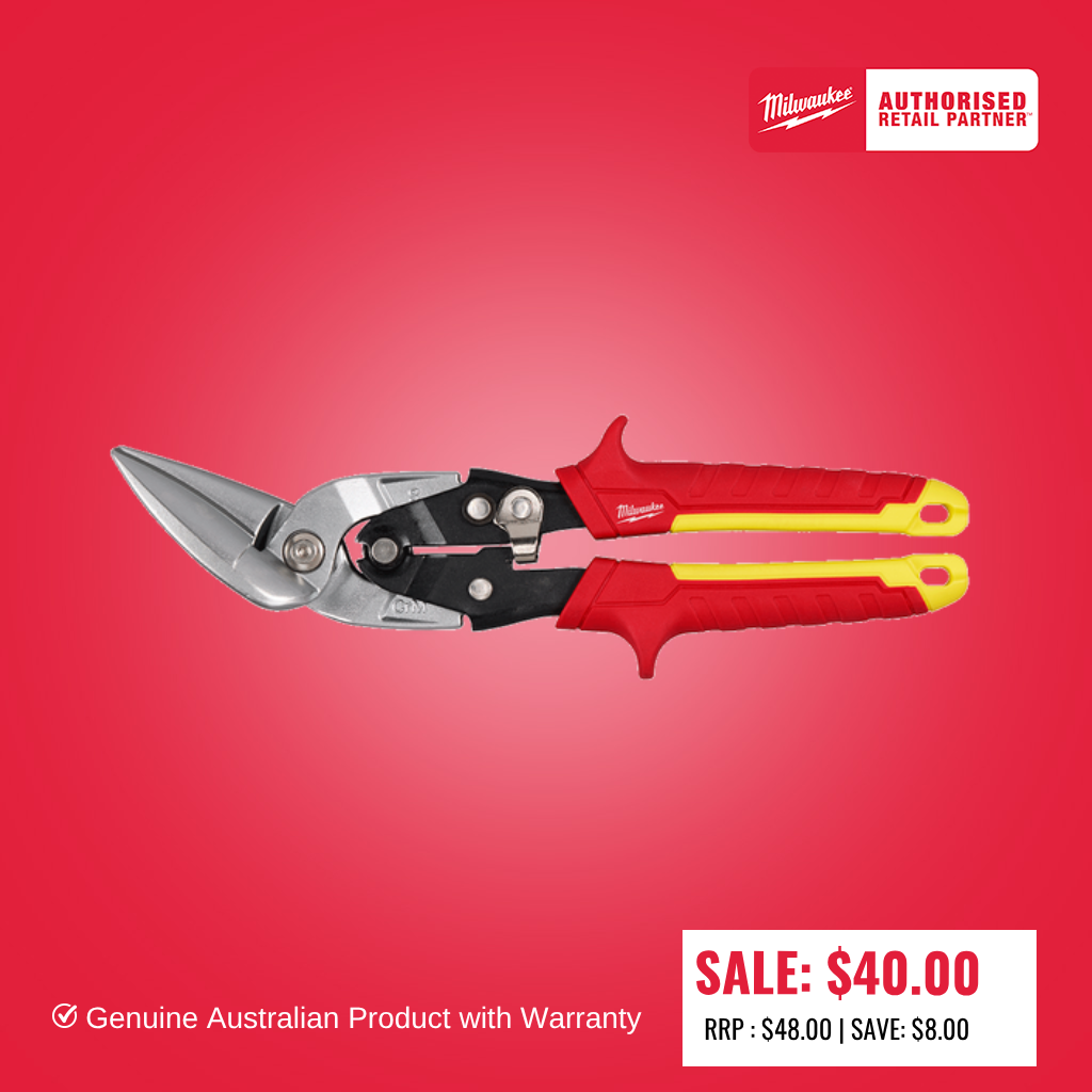 MILWAUKEE Straight Cutting Offset Aviation Snips