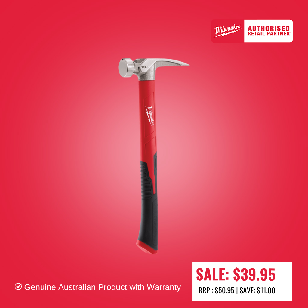 Milwaukee 19oz Smooth Face Poly Handle Hammer - 48229316