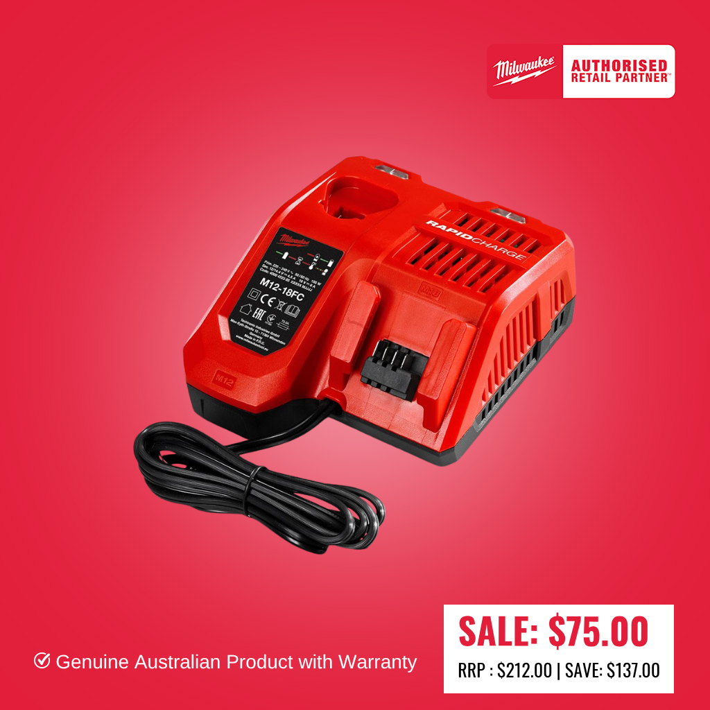 Milwaukee M12™ & M18™ Rapid Charger - M12-18FC