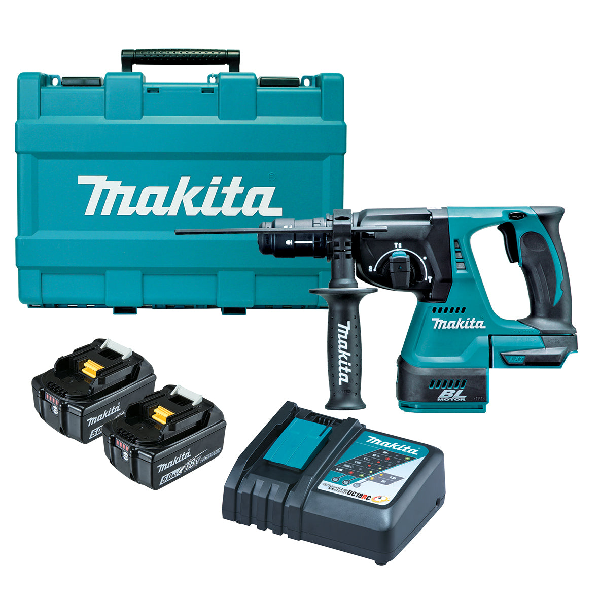 Makita 18V BRUSHLESS ROTARY HAMMER LI-ION - DHR243RTE