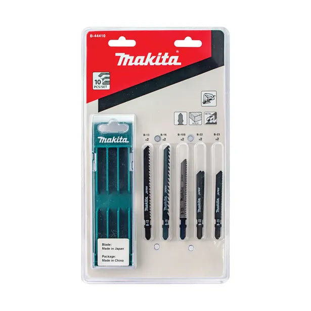 Makita 10 Piece Jigsaw Blade Combination Set B-44410