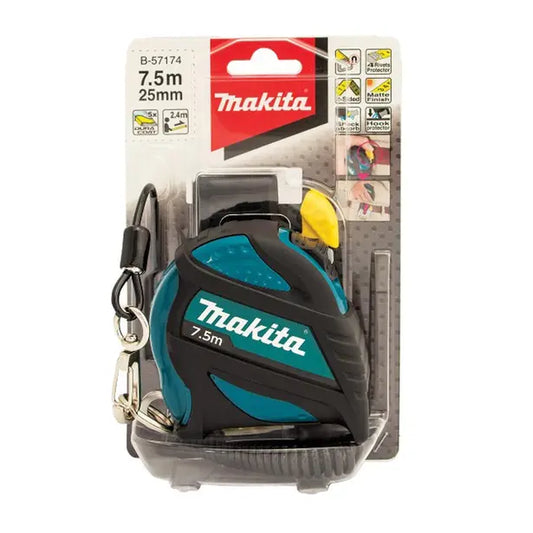 MAKITA 7.5M Maktape Heavy Duty 1Pc With Holder/Cord B-57174