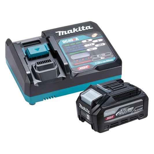 Makita 40V MAX RAPID CHARGER AND 1X 4AH - B-90526