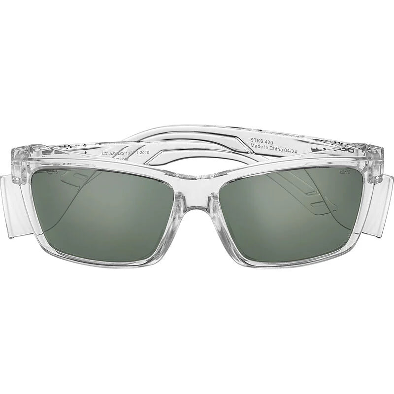 Bolle Smoke safety glasses, crystal frame STKS 420