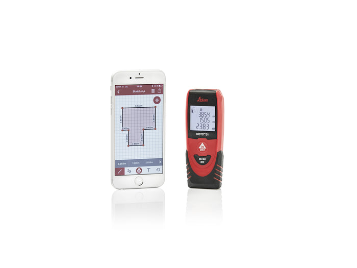 Leica DISTO D1 40m Laser Measuring Device with Bluetooth LG843418