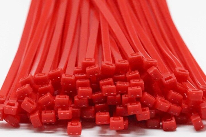 Red cable ties 4.6 x 390mm bag of 1000