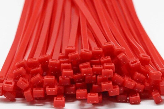 Red cable ties 4.6 x 390mm bag of 1000