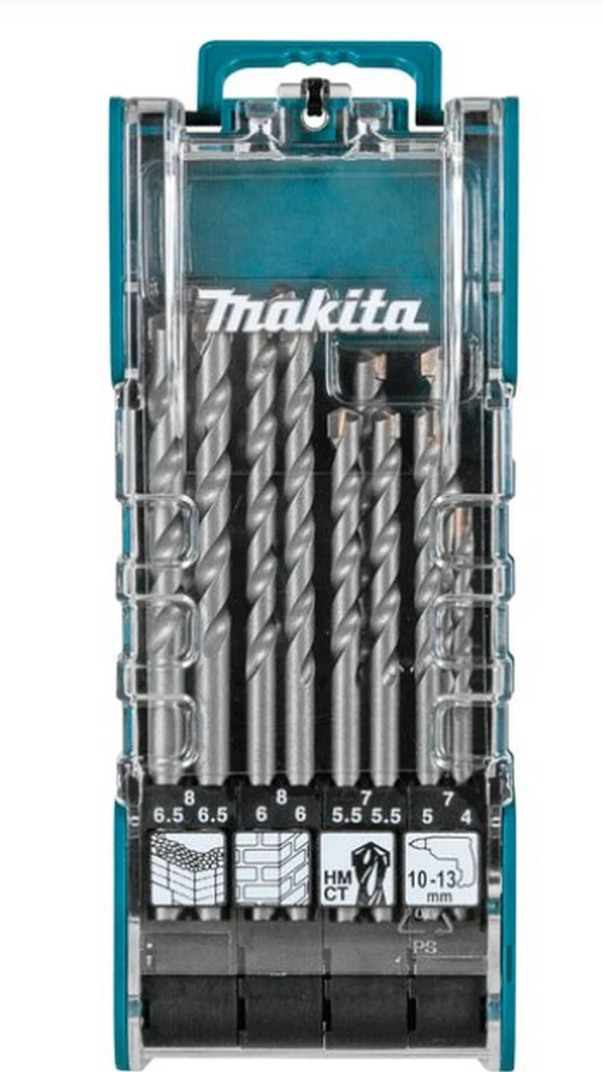 Makita 12 Piece Masonry Percussion TCT Drill Bit Set D-73483