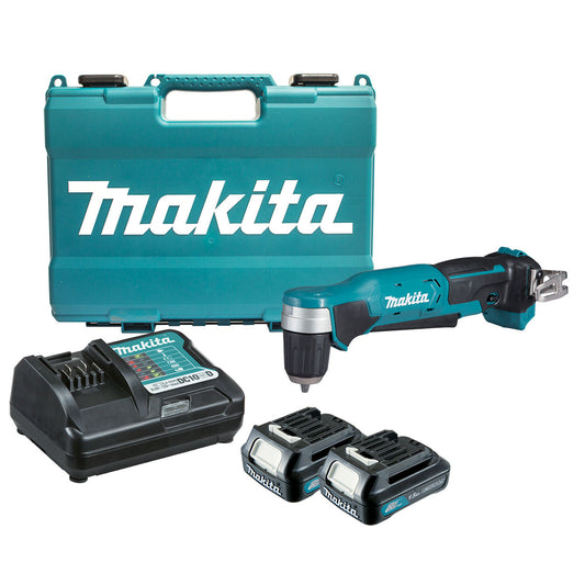 Makita 12V Max Angle Drill Kit DA333DWYE (1 only damaged box)