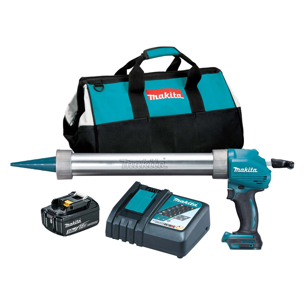 Makita 18V CAULKING GUN 600ML KIT (L) - DCG180FBX1