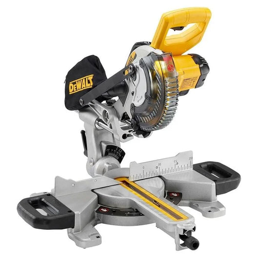 DeWALT 18V XR 184mm Cordless Sliding Mitre Saw DCS365N-XE - Skin Only (1 Only pickup in-store only)