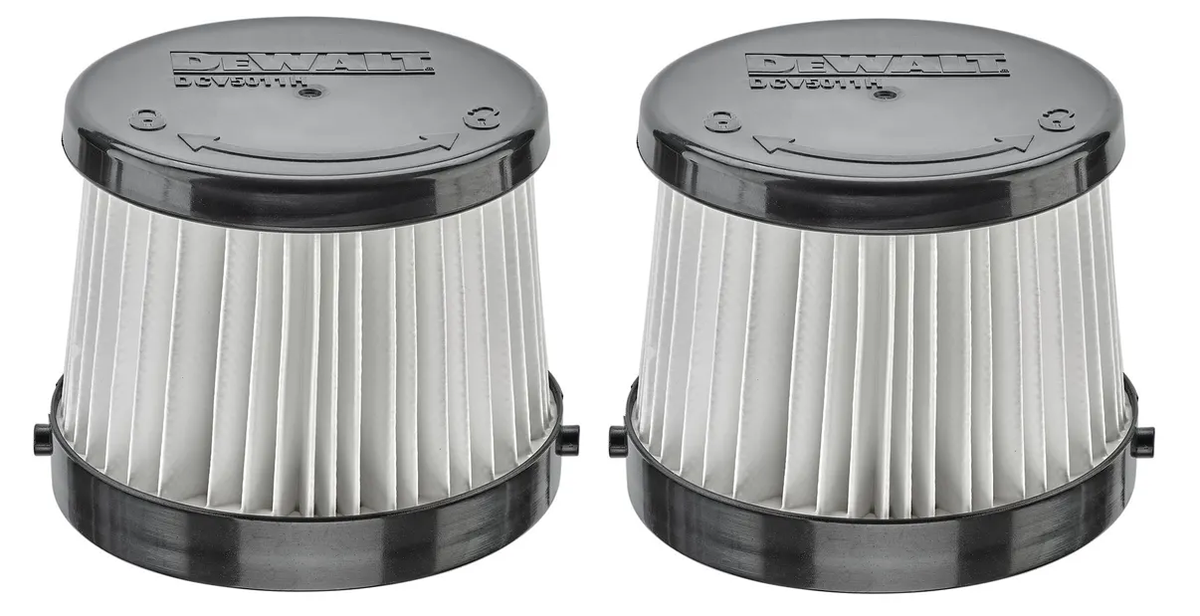 DEWALT Filter Dust Vacuum HEPA Suits DCV501LN-XJ DCV5011H-XJ (2 pack)
