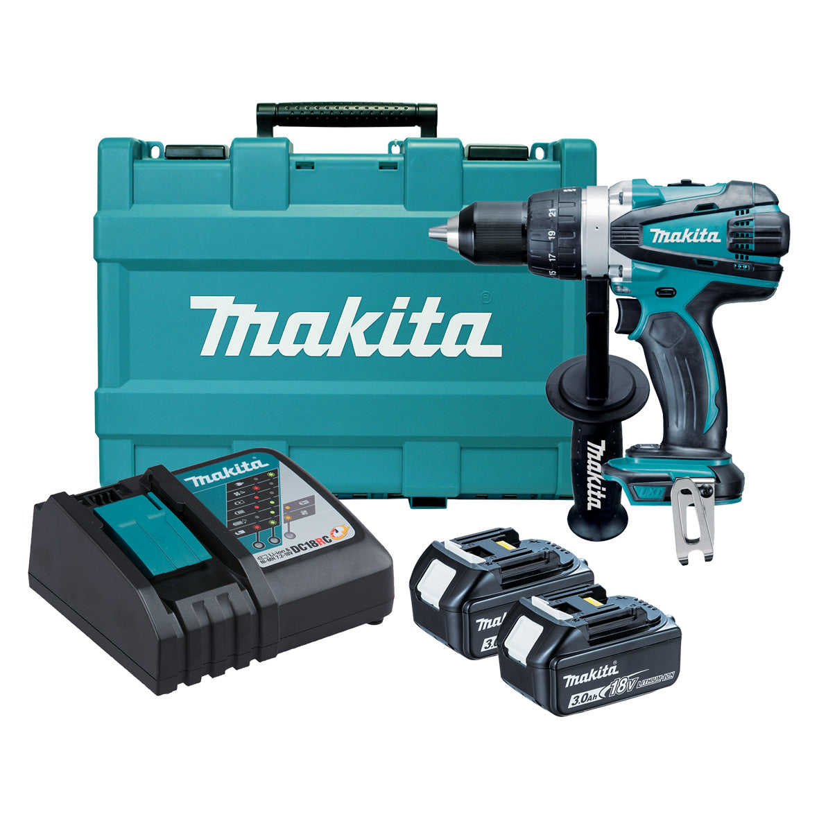 Makita 18V DRIVER DRILL LI-ION (L) - DDF458RFE
