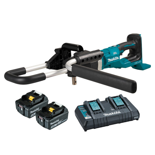 Makita 36V 5.0Ah Li-ion Cordless Brushless 842mm Earth Auger Combo Kit - DDG461PT2