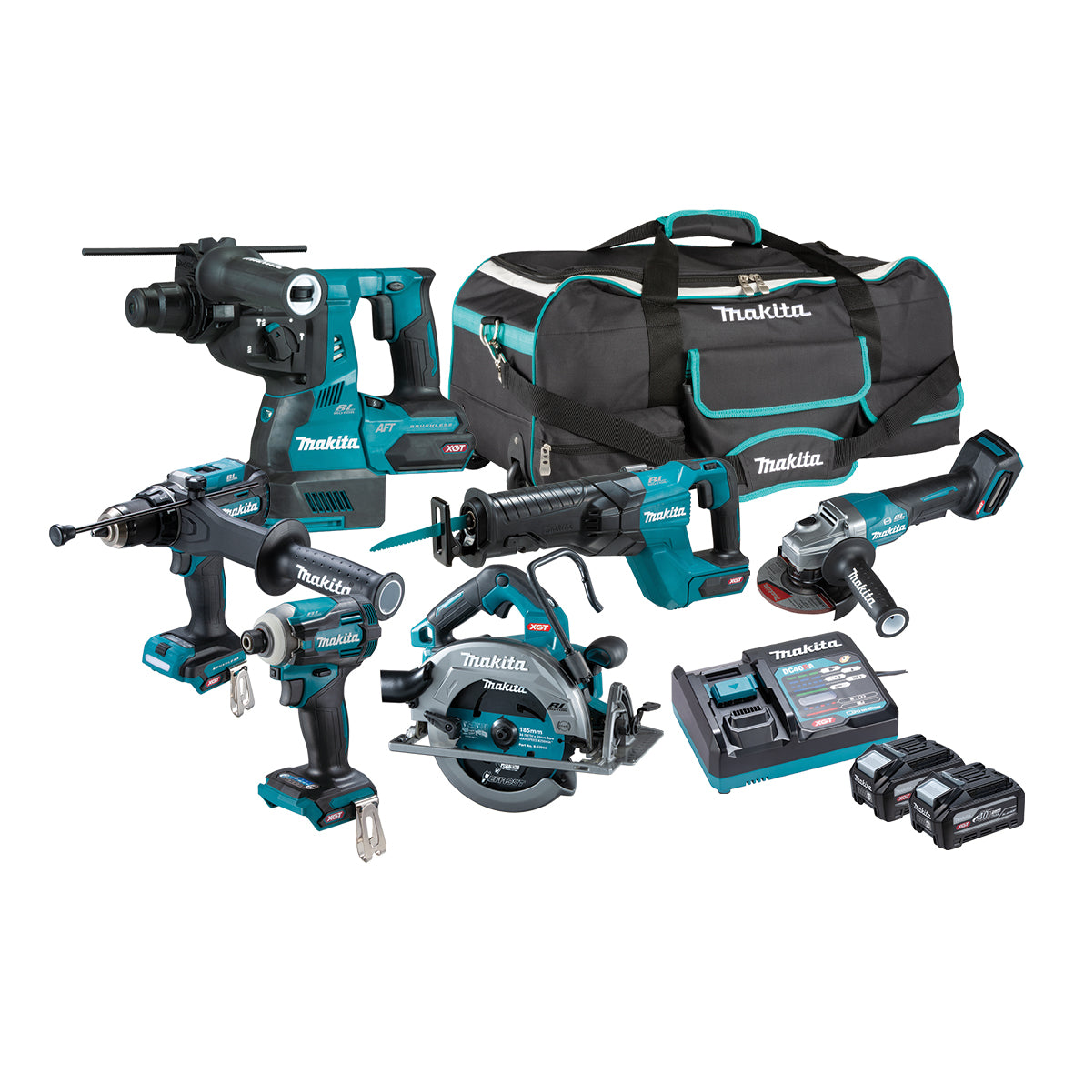 Makita 40V MAX BRUSHLESS 6-PIECE COMBO KIT - DK0250G601