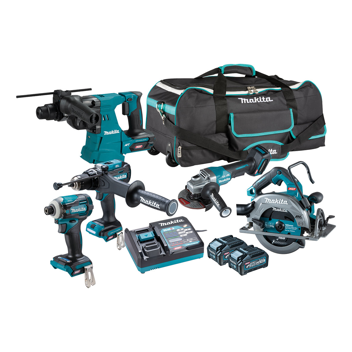 Makita 40V MAX 5 PIECE BL COMBO LI-ION (L) - DK0268G501