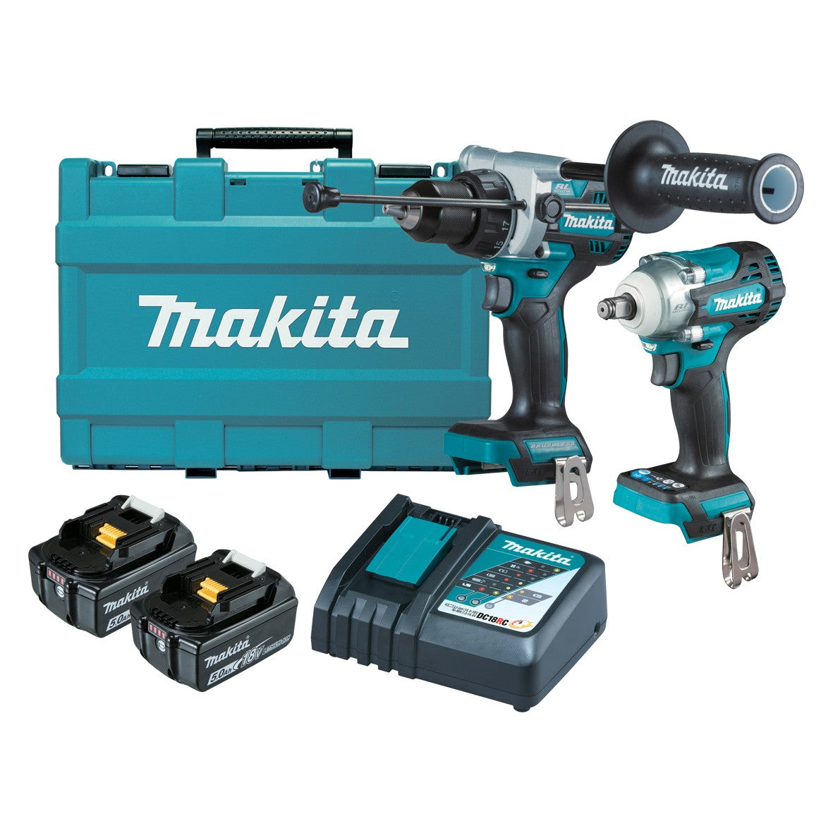 Makita 18V BRUSHLESS 2 PIECE COMBO LI-ION (F) - DLX2419T