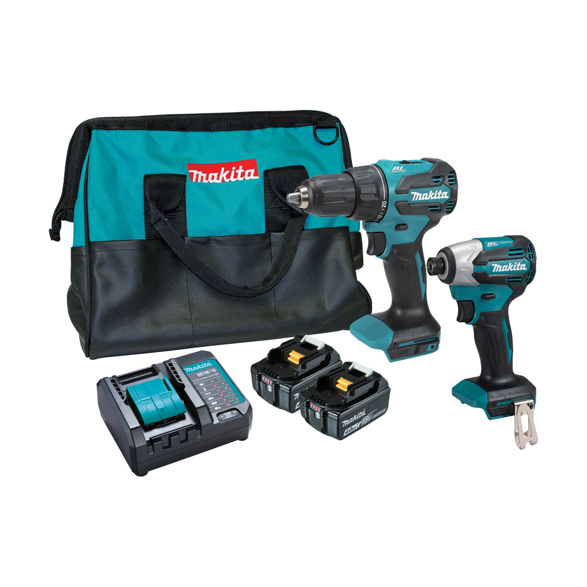 Makita 18V 2 PIECE BRUSHLESS COMBO LI-ION - DLX2580M01