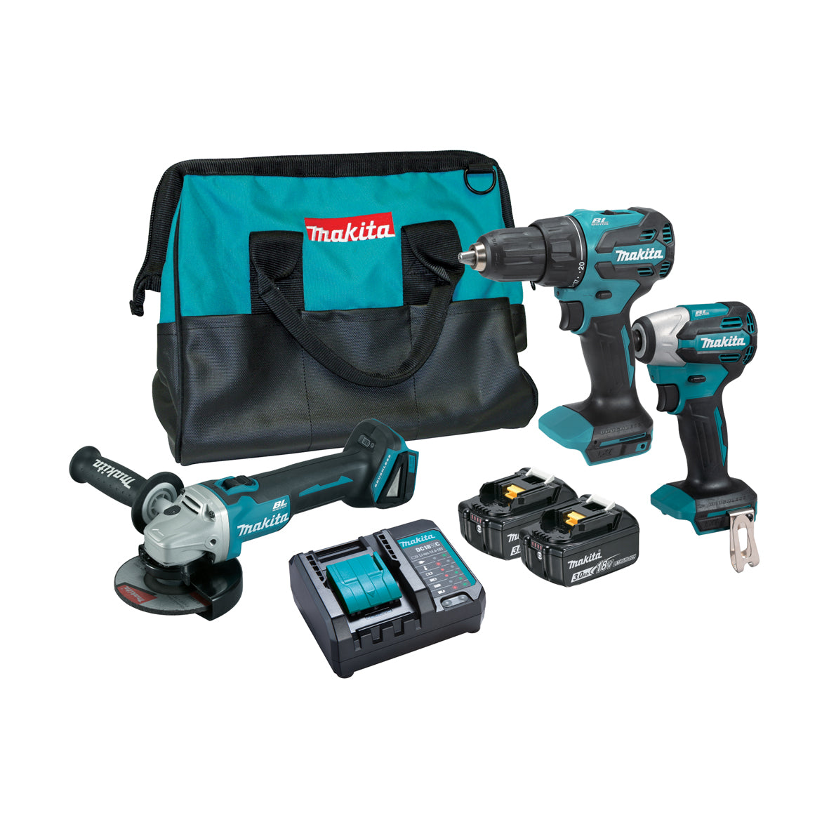Makita 18V BRUSHLESS 3 PIECE COMBO KIT - DLX3209F01