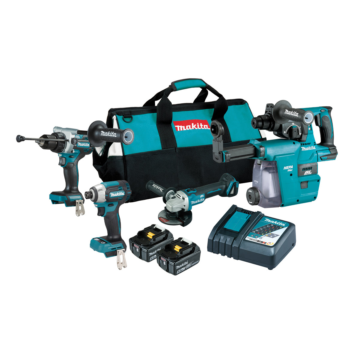 Makita 18V BRUSHLESS 4 PIECE COMBO LI-ION - DLX4203TX1