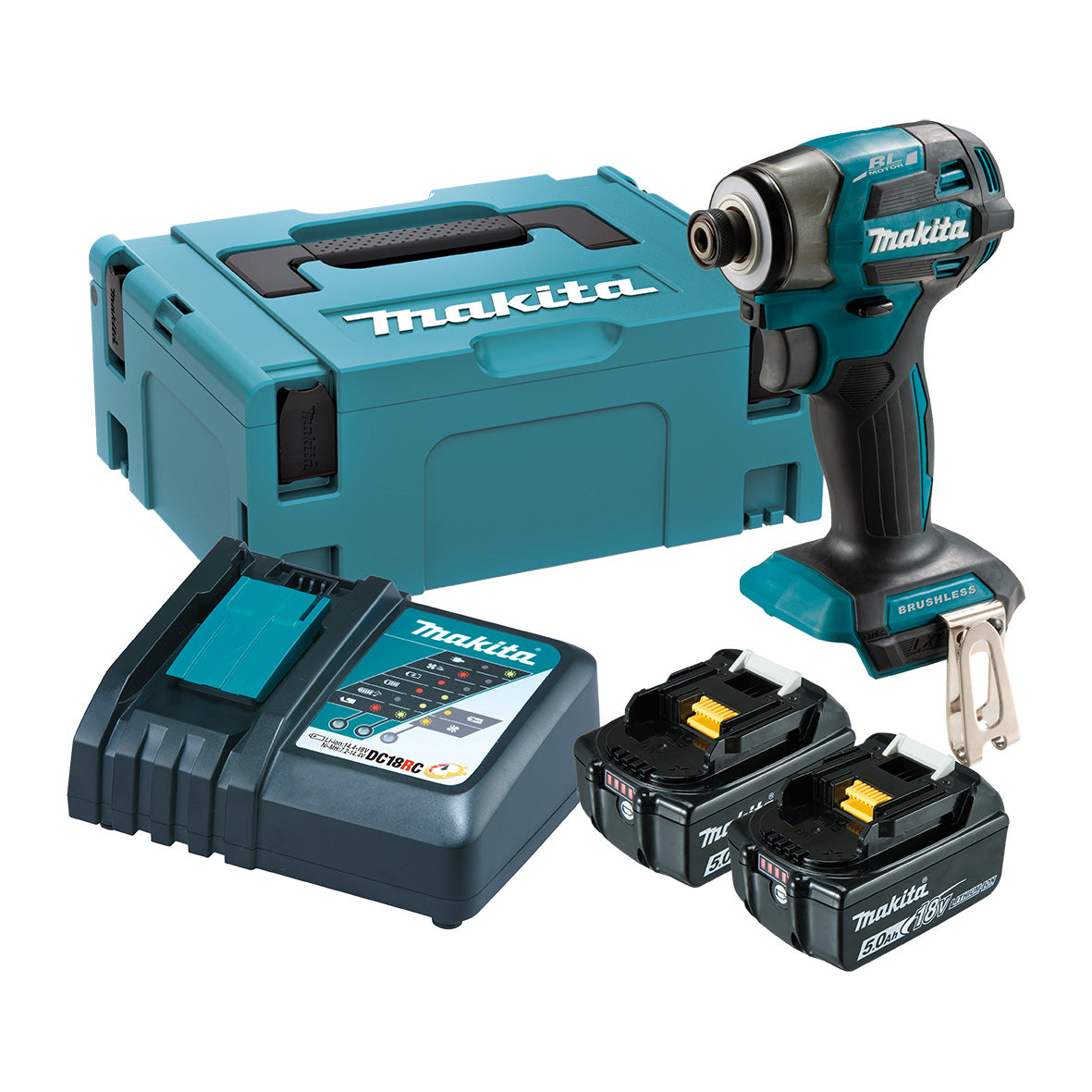 Makita 18V BRUSHLESS IMPACT DRIVER KIT LI-ION - DTD173RTJ
