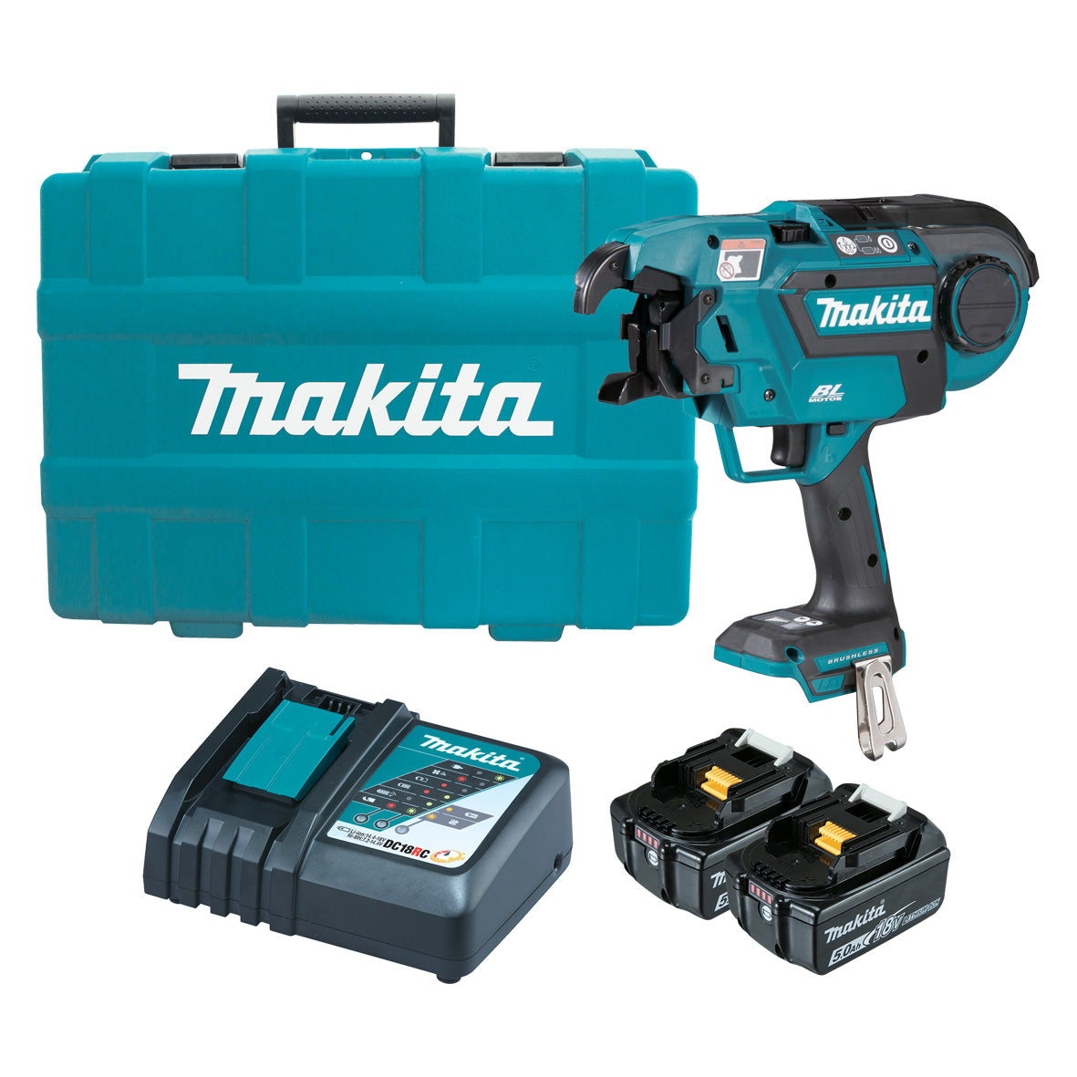 Makita 18V BRUSHLESS REBAR TYING TOOL KIT - DTR180RTX1