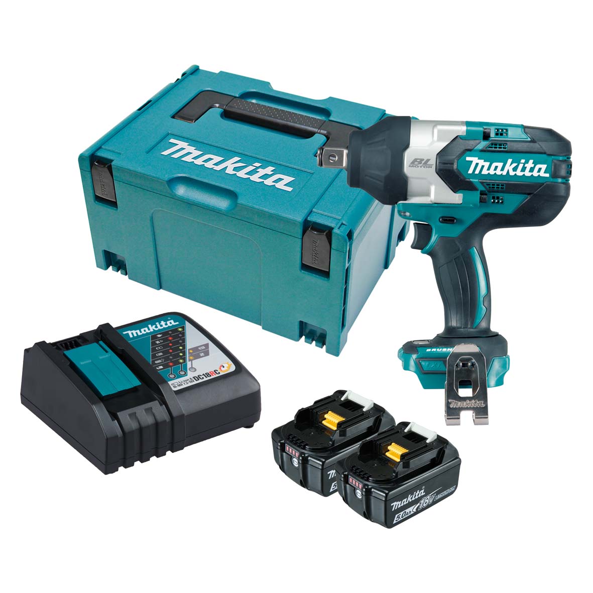 Makita 18V BRUSHLESS 3/4 IMPACT WRENCH LI-ION - DTW1001RTJ