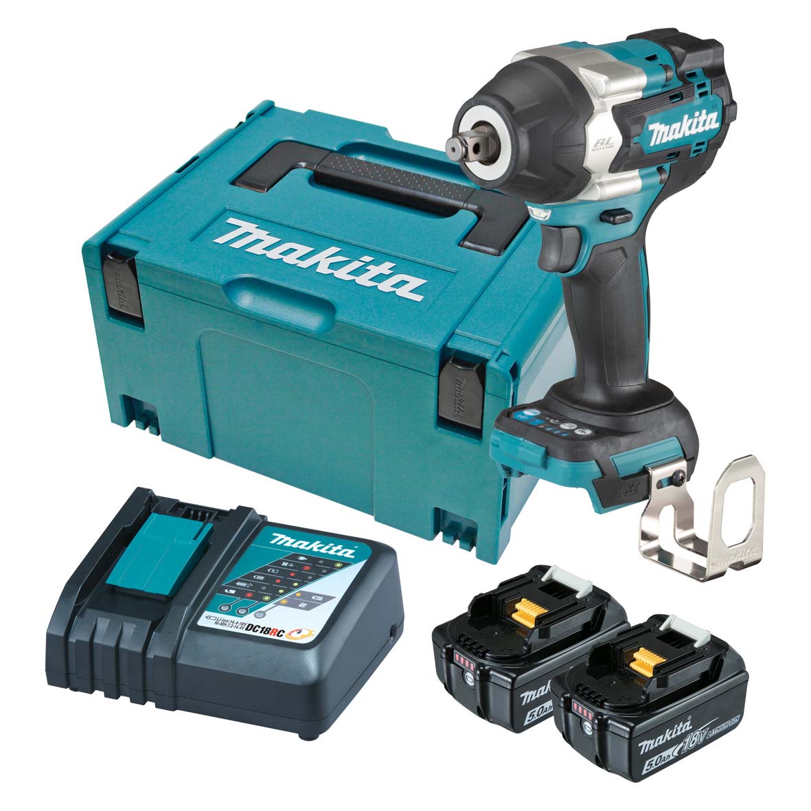 Makita 18V BL 1/2IN IMPACT WRENCH LI-ION (L) - DTW700RTJ