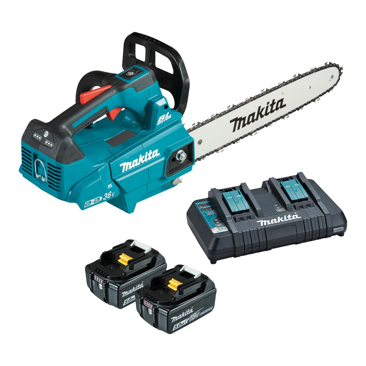 Makita 18Vx2 Brushless Top Handle Chainsaw 300mm Kit - DUC306PT2