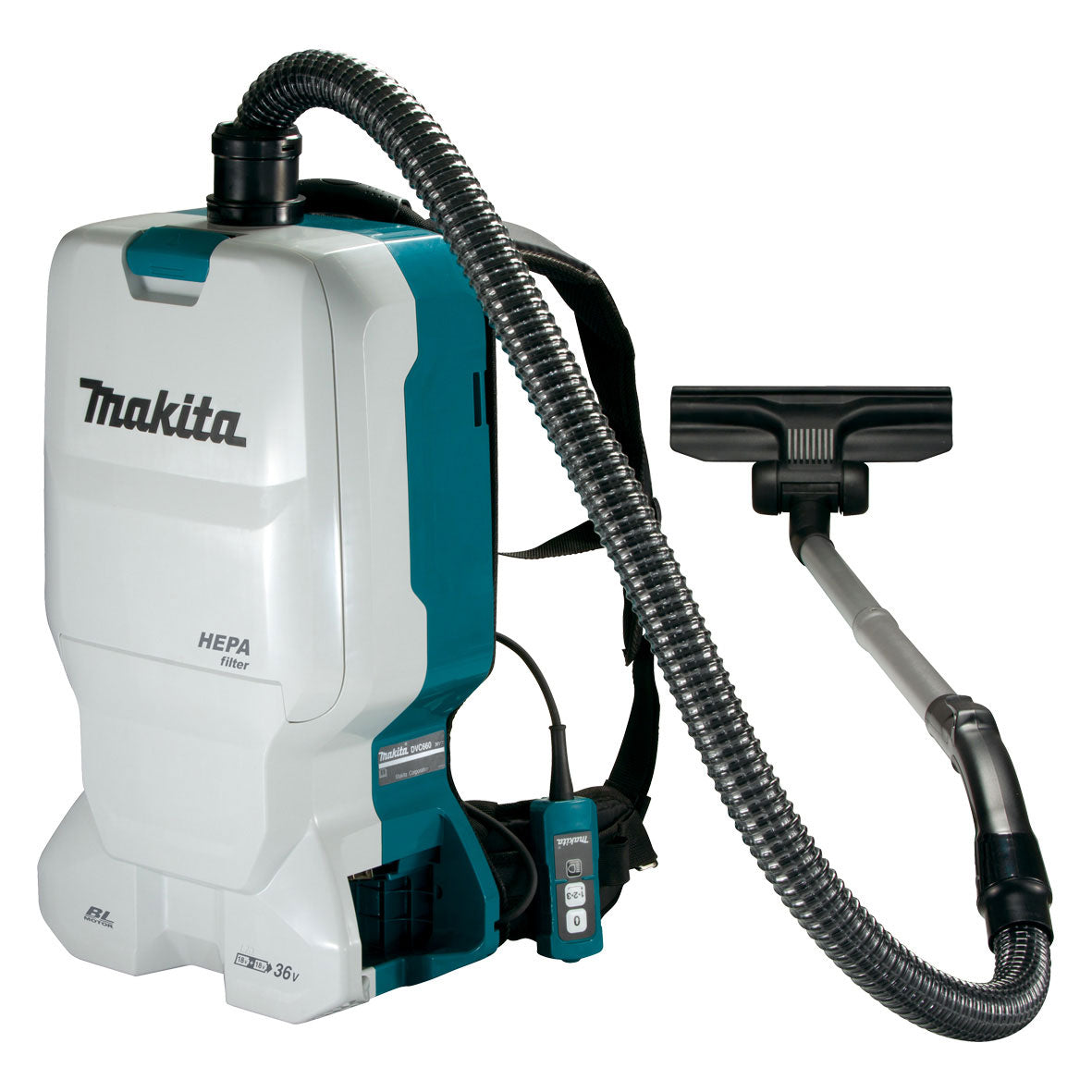 Makita 18V X 2 BRUSHLESS BACKPACK VACUUM - DVC660ZX1