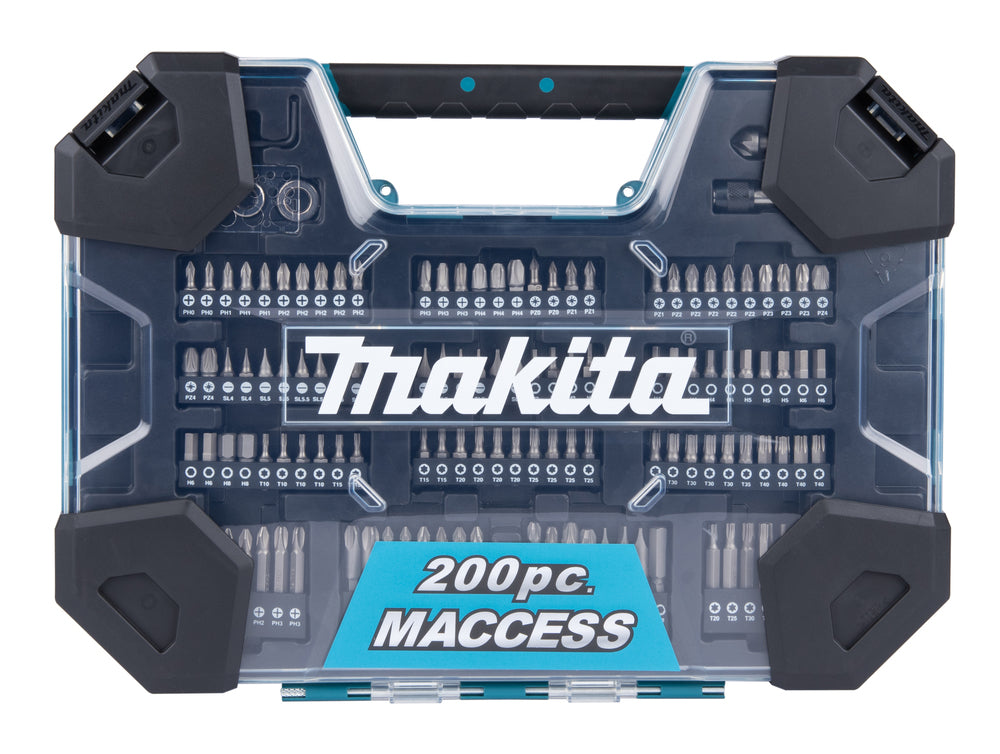 Makita 200pce Drill & Driver Bit Set E-22610