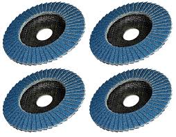 Senix 125mm INOX sanding flap disc 4pk