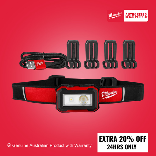 Milwaukee Internal Rechargeable Headlamp 450 Lumen - IRHL450