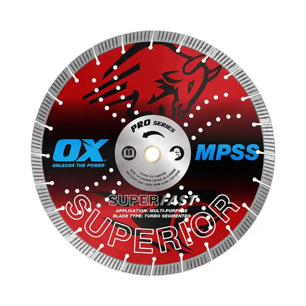 OX 350mm PRO SERIES Segmented Diamond Blade OX-14MPSS