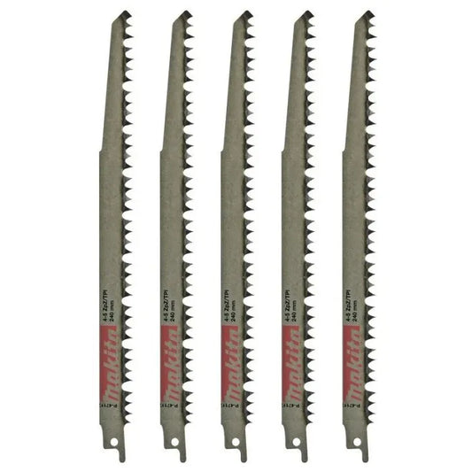 Makita 240mm pruning recipro blades 5pk P-47117