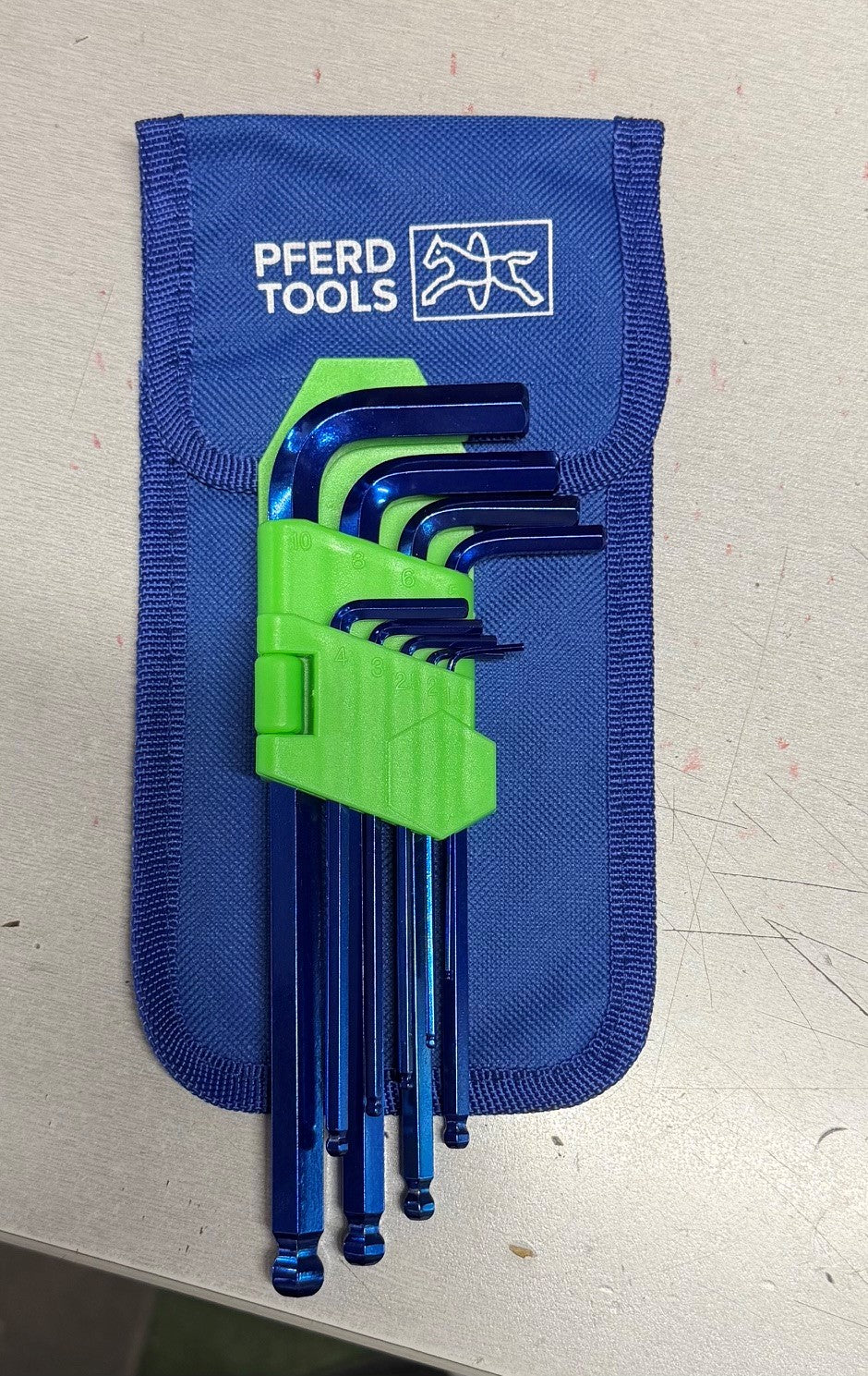 Pferd Metric Hex Key Set 1.5-10mm