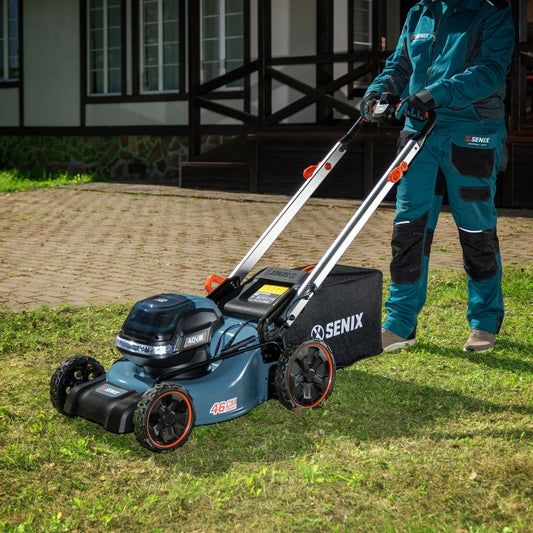 SENIX 2X2 36V Brushless 46cm (18") Self-Propelled Lawnmower Kit (2 EXTRA BATTERIES FREE) FREE DELIVERY AUSTRALIA WIDE