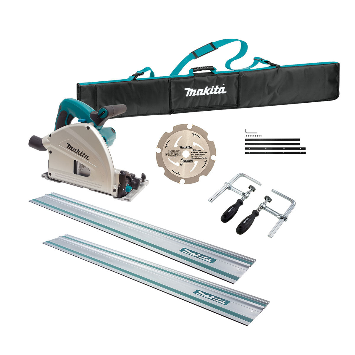 Makita 165MM (7IN) PLUNGE CUT CIRC SAW 1300W - SP6000JT2X