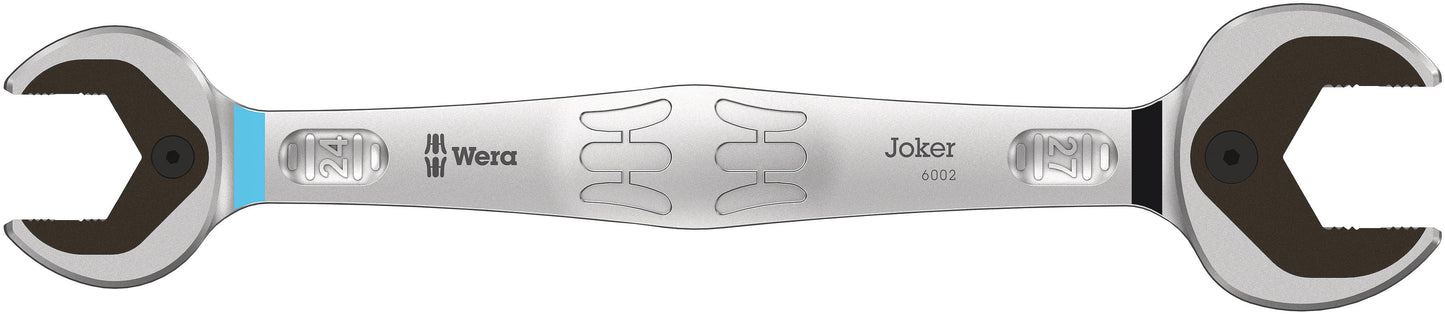 Wera Double Ended Open Spanner Metric, 232 mm Overall 24mm/27mm