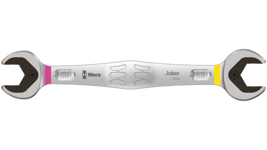Wera Double Ended Open Spanner Metric, 232 mm Overall 20mm/22mm
